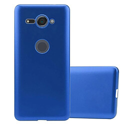 Cadorabo Coque Sony Xperia XZ2 COMPACT Etui en Bleu