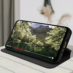 Acheter Avizar Housse pour Samsung A14 5G et 4G Clapet Porte-carte Support Vidéo noir