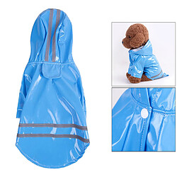 Acheter Imperméable Pour Chien Avec Capuche Veste Réfléchissante Pour Chien Imperméable S- XL Bleu S