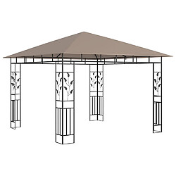 Acheter vidaXL Tonnelle avec moustiquaire et lumières Led 3x3x2,73 m Taupe