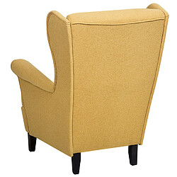 Beliani Fauteuil ABSON Jaune pas cher