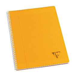 Cahier spirales Clairefontaine Linicolor A4 21 x 29,7 cm grands carreaux 100 pages - Lot de 5