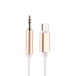 Avis Wewoo Câble or adaptateur mâle USB-C / Type-C de 96 cm à Jack 3,5 mm