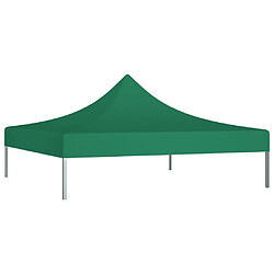 vidaXL Toit de tente de réception 2x2 m Vert 270 g/m²