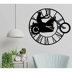 DEKORY Motorcycle Garage Horloge Murale en Métal 50cm