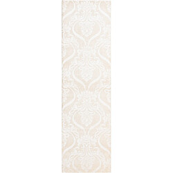 Vidal Tapis de couloir en laine 302x84 beige Darya