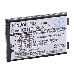 Vhbw Batterie LI-ION compatible pour SAGEM MY-C5-2v / MY-C5-3 / VS3 / SG345i remplace 252310505