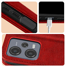 Acheter Avizar Étui pour Xiaomi Redmi Note 12 5G et Poco X5 Pro porte-carte support vidéo Rouge