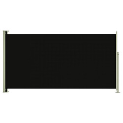 vidaXL Auvent latéral rétractable de patio 160x300 cm Noir