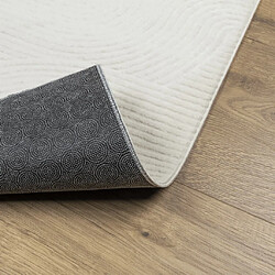 Acheter vidaXL Tapis IZA poils courts style scandinave crème 120x170 cm