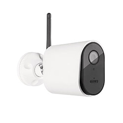 Abus PPIC44520 Caméra Réseau Connectée Extérieure Sans Fil Wi-Fi WLAN Ethernet Vision Nocturne Blanc