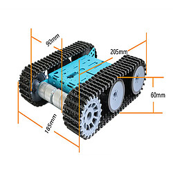 Acheter GM25-310 Kit Plateforme Châssis Double Chenillé Tank 2WD Tank Robot Intelligente Moteur de Haute Précision Tank