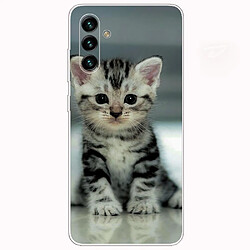 Coque en TPU antichoc, anti-rayures chat mignon pour votre Samsung Galaxy A13 5G