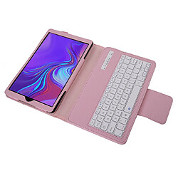 Wewoo SA510 Clavier Bluetooth détachable + Housse de protection en cuir PU texturé litchi avec support pour Galaxy Tab A 10.1 2019 T510 / T515 rose pas cher