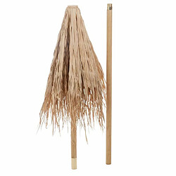 Paris Prix Parasol en Bois Paille 270cm Naturel