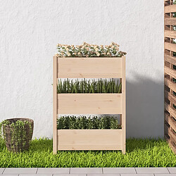 Avis Maison Chic Jardinière,Bac à fleurs - pot de fleur 77x25x104,5 cm Bois massif de pin -GKD99286