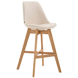 Non Tabouret de bar Cannes simili cuir Natura