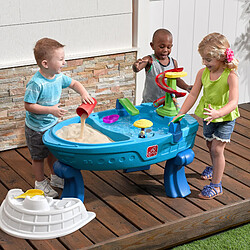 Step2 Fiesta Cruise Table de jeu Sable et Eau | Avec Kit d'Accessoires de 10 Pièces | Table de Jeu Enfant à Eau pour le jardin pas cher