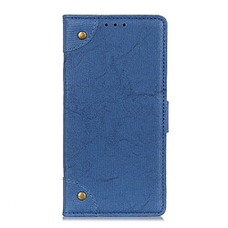 Wewoo Housse Coque Pour OPPO A9 2020 Étui en cuir avec supportporte-cartes et portefeuille bleu