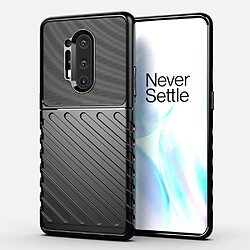 Coque en TPU texture sergé souple noir pour votre OnePlus 8 Pro