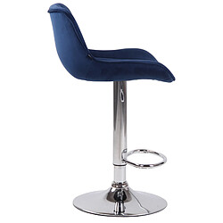 Avis Non Tabouret de bar Lentini velours chrome