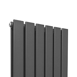 Acheter Monstershop Radiateur Plat Gris Anthracite 180 cm x 42 cm