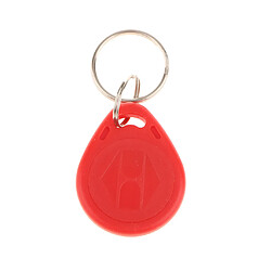 Acheter 50Pcs 125KHZ RFID Proximity ID Carte Token Tags Porte-clés Access System Rouge