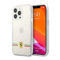 Avis Ferrari Coque pour iPhone 13 Pro en TPU Antichocs modèle Italia Wings Transparent