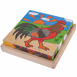 Acheter Bigjigs Toys Puzzle Cube de Ferme en Bois