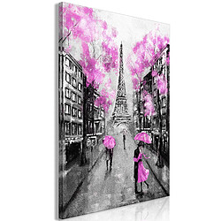 Artgeist Tableau - Paris Rendez-Vous (1 Part) Vertical Pink [20x30]