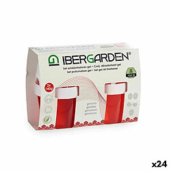 Ibergarden Lot de désodorisants Gel Géranium (24 Unités)