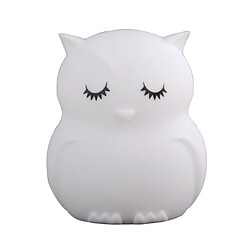 Universal Owl LED Nightlight Touch Sensor RGB LED Light Battery Power Cartoon Silicone Bird Lampe de chambre pour les enfants Enfants Bébés Cadeaux | LED Nightlight