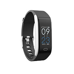 Wewoo B11 Bracelet intelligent à écran couleur IPS de 0,96 pouces IP67 étanche, rappel d'appel de soutien / surveillance de la fréquence cardiaque / surveillance de la pression artérielle / surveillance du sommeil / rappel sédentaire (noir)