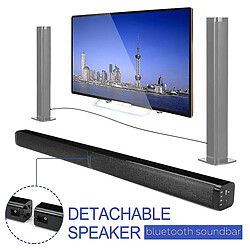 Acheter Universal HS-BT164 Disponxe de barre sonore détachable 40W Bluetooth Sound sans fil Super basse haut-parleur pour mur