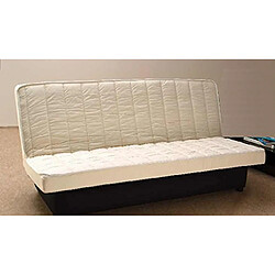 King Of Dreams Matelas Clic Clac 140x190 Latex Naturel de densité 80 Kg/m3 et Mousse Poli Lattex Indéformable Tissu Strech très résistant - Hauteur 15 cm - Soutien Equilibré + Protège Matelas et Oreiller à Mémoire de Forme valeur OFFERT GOLD15