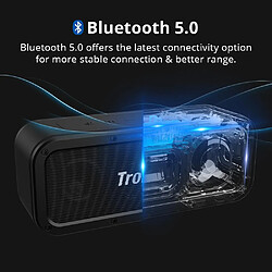 Avis Universal Haut-parleur Bluetooth IPX7 étanche 40W TWS Bluetooth 5.0 haut-parleur portable 15H temps de lecture (noir)