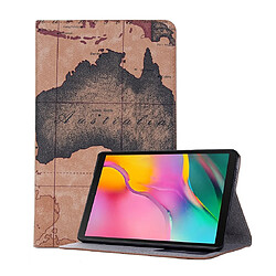 Wewoo Housse Coque Etui en cuir avec rabat horizontal Texture Map pour Galaxy Tab A 8 2019 P200 / P205avec porte-cartes et porte-cartesavec aléatoire