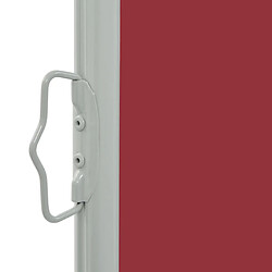 Helloshop26 Auvent paravent store brise-vue latéral rétractable de patio jardin terrasse balcon protection visuelle écran 160 x 300 cm rouge 02_0007289