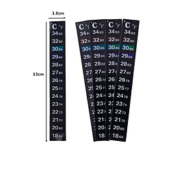 Avis Wewoo Thermomètre Réservoir de poissons d'aquarium numérique autocollant mesure la température