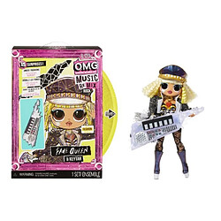 Lol Surprise L.O.L. Surprise OMG Remix Rock- Fame Queen and Keytar - Poupée Mannequin 24cm