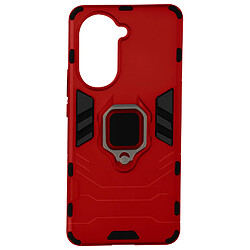 Avizar Coque Huawei Nova 10 Pro Hybride Antichoc avec Bague Métallique Support Rouge