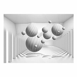 Paris Prix Papier Peint Balls in White 105 x 150 cm