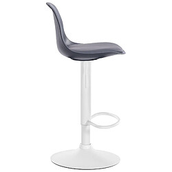 Avis Non Tabouret de bar Kiel simili cuir blanc