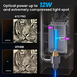 Graveur laser ATOMSTACK A12 Pro 12W, 365 x 305 mm pas cher