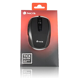 NGS WIRED MOUSE TICK SILVERUSB- Optique DPI switch 800/1600- 6 boutons pas cher