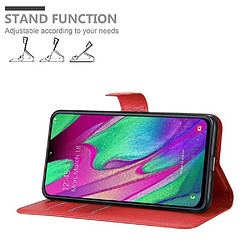 Cadorabo Coque Samsung Galaxy A40 Etui en Rouge pas cher