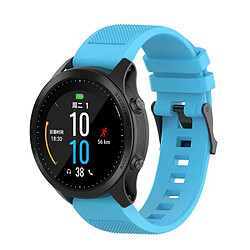 Bracelet en silicone bleu clair pour votre Garmin Fenix 5/Fenix 5 Plus/Forerunner 935/Approach S60