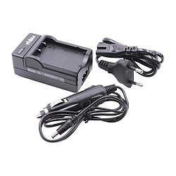 Vhbw Chargeur avec adaptateur secteur + allume-cigare pour batterie FUJI FUJIFILM NP-60