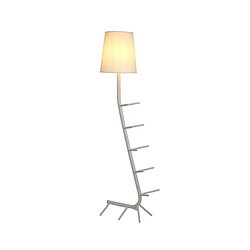 Inspired Lampadaire Centipede avec abat-jour, 1 x E27, blanc