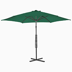 Avis Maison Chic Parasol Jardin | Parasol d'extérieur avec mat en acier 300 cm Vert - GKD30584